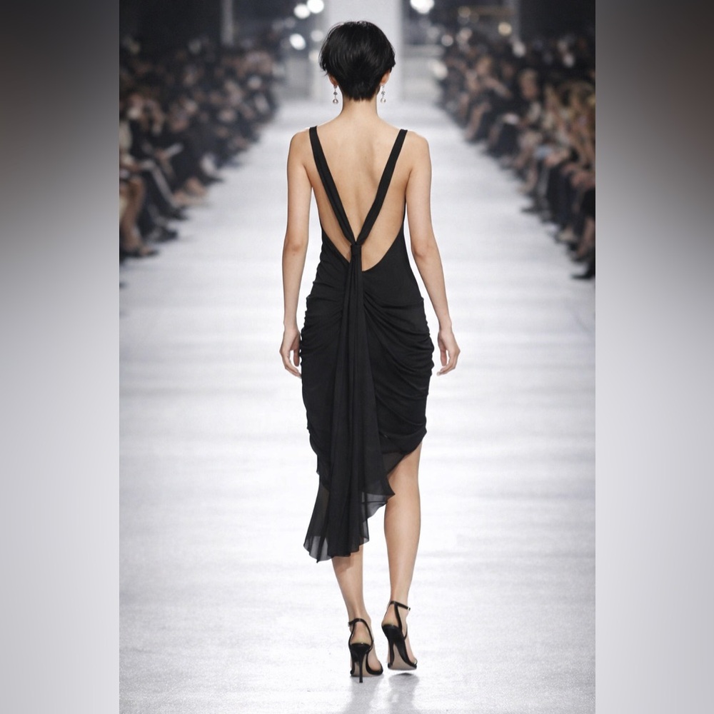 NWT BCBGMaxAzria Terrianne Black Mini Dress – Size XS